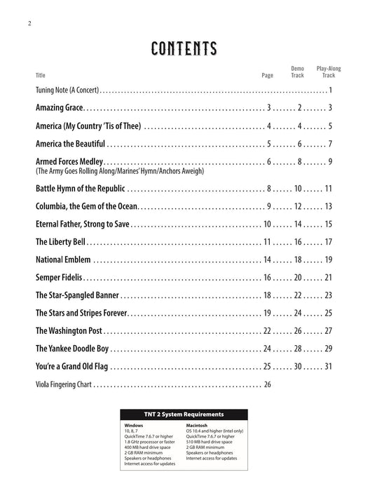 Patriotic Favorites Instrumental Solos Viola Solos 三重奏 獨奏 中提琴 獨奏 | 小雅音樂 Hsiaoya Music