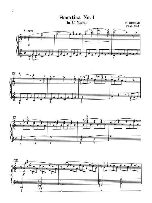 Kuhlau: 9 Sonatinas, Opp. 20 & 55 小奏鳴曲 | 小雅音樂 Hsiaoya Music