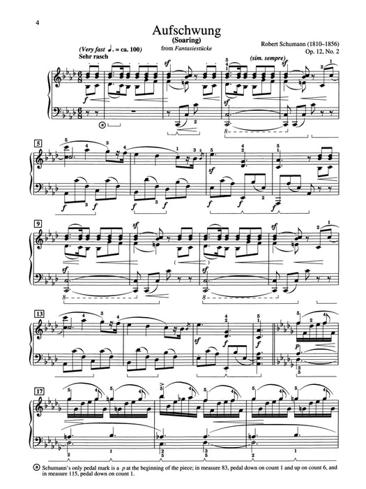 Schumann: Aufschwung, Opus 12, No. 2 舒曼羅伯特 作品 | 小雅音樂 Hsiaoya Music