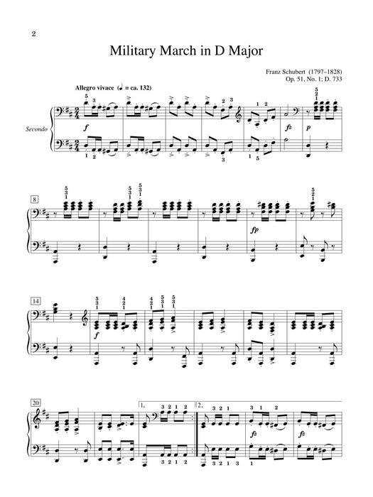 Schubert: Military March in D Major, Opus 51, No. 1 舒伯特 進行曲 作品 | 小雅音樂 Hsiaoya Music