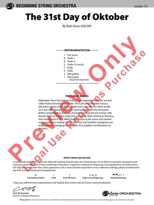 The 31st Day of Oktober 總譜 | 小雅音樂 Hsiaoya Music