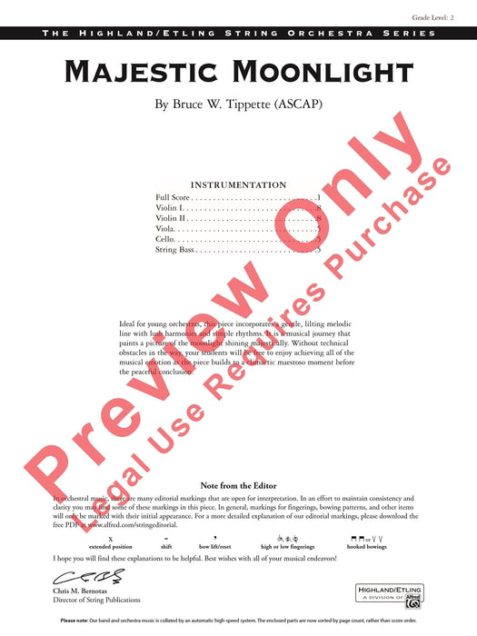 Majestic Moonlight 總譜 | 小雅音樂 Hsiaoya Music