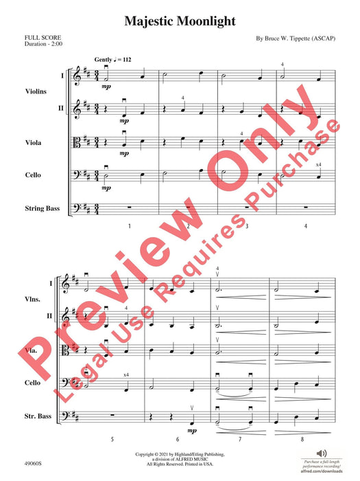 Majestic Moonlight 總譜 | 小雅音樂 Hsiaoya Music