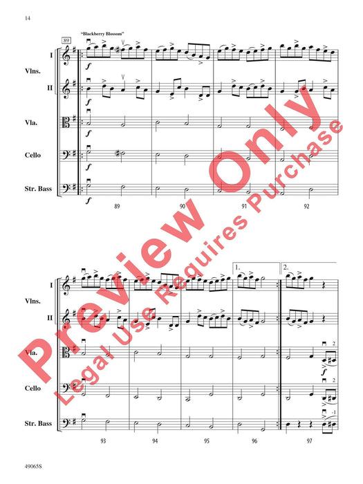 Fiddler's Fortune Featuring: The Red-Haired Boy / St. Anne's Reel / Blackberry Blossom 總譜 | 小雅音樂 Hsiaoya Music