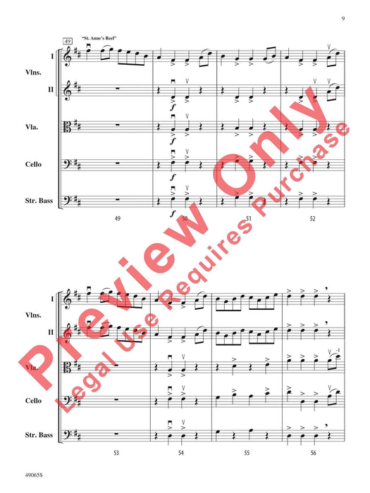 Fiddler's Fortune Featuring: The Red-Haired Boy / St. Anne's Reel / Blackberry Blossom 總譜 | 小雅音樂 Hsiaoya Music