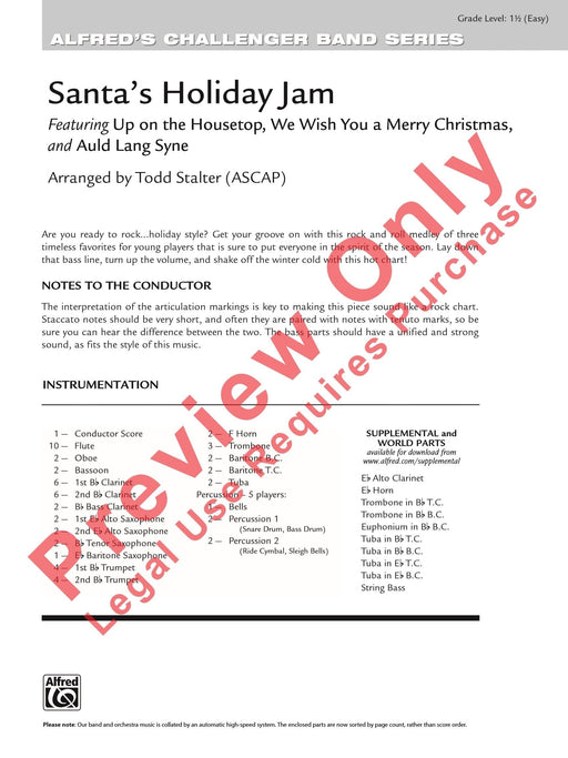 Santa's Holiday Jam Featuring: Up on the Housetop / We Wish You a Merry Christmas / Auld Lang Syne 總譜 | 小雅音樂 Hsiaoya Music