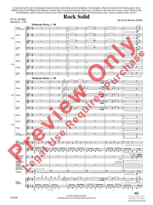 Rock Solid 總譜 | 小雅音樂 Hsiaoya Music