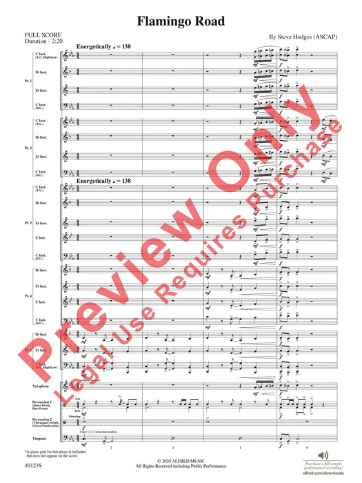 Flamingo Road 總譜 | 小雅音樂 Hsiaoya Music