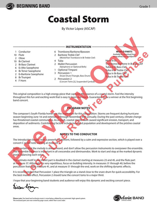 Coastal Storm 總譜 | 小雅音樂 Hsiaoya Music
