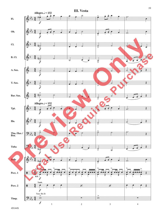 Asteroids I. Pallas II. Ceres III. Vesta 總譜 | 小雅音樂 Hsiaoya Music