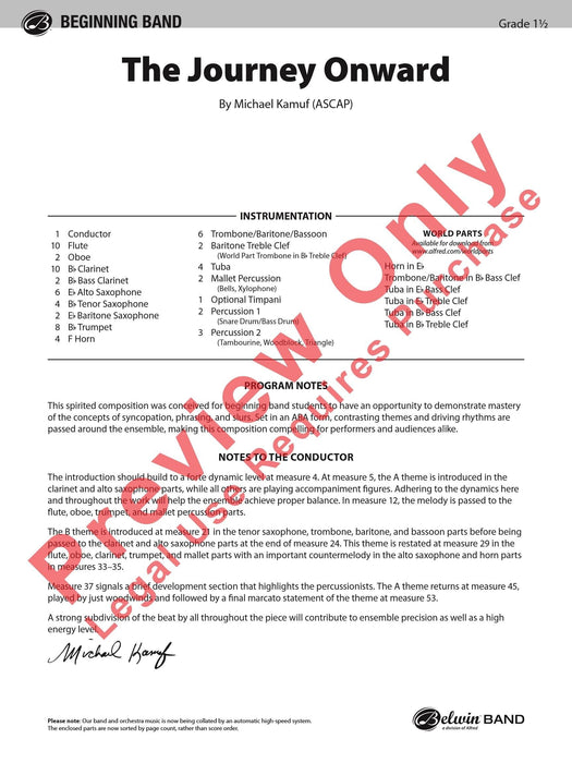 The Journey Onward 總譜 | 小雅音樂 Hsiaoya Music