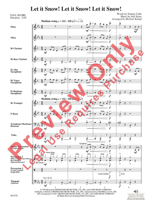 Let It Snow! Let It Snow! Let It Snow! 總譜 | 小雅音樂 Hsiaoya Music