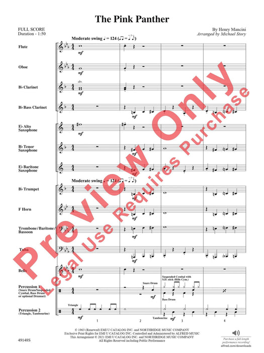 The Pink Panther 總譜 | 小雅音樂 Hsiaoya Music