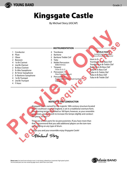 Kingsgate Castle 總譜 | 小雅音樂 Hsiaoya Music