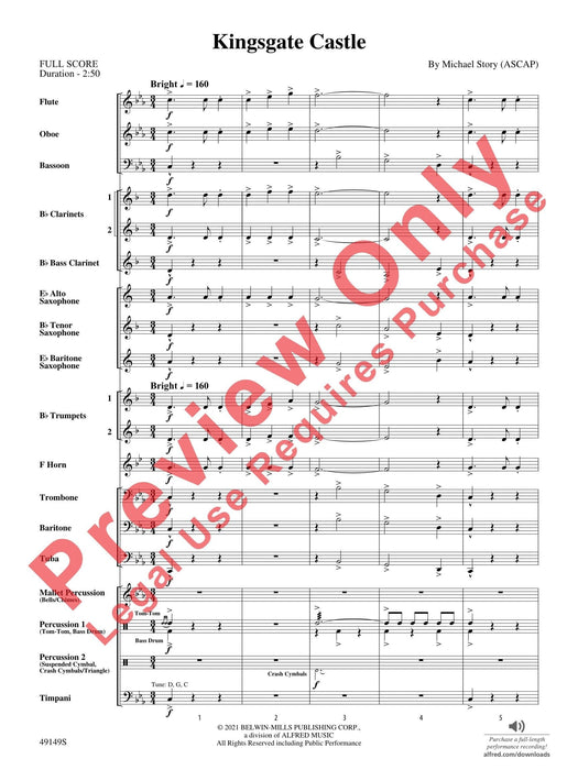 Kingsgate Castle 總譜 | 小雅音樂 Hsiaoya Music