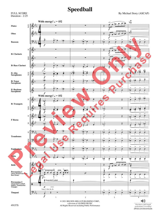 Speedball 總譜 | 小雅音樂 Hsiaoya Music