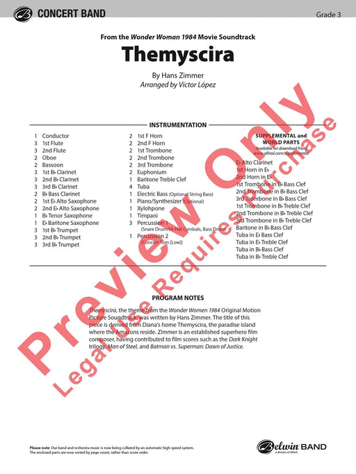 Themyscira From the Wonder Woman 1984 Soundtrack 總譜 | 小雅音樂 Hsiaoya Music