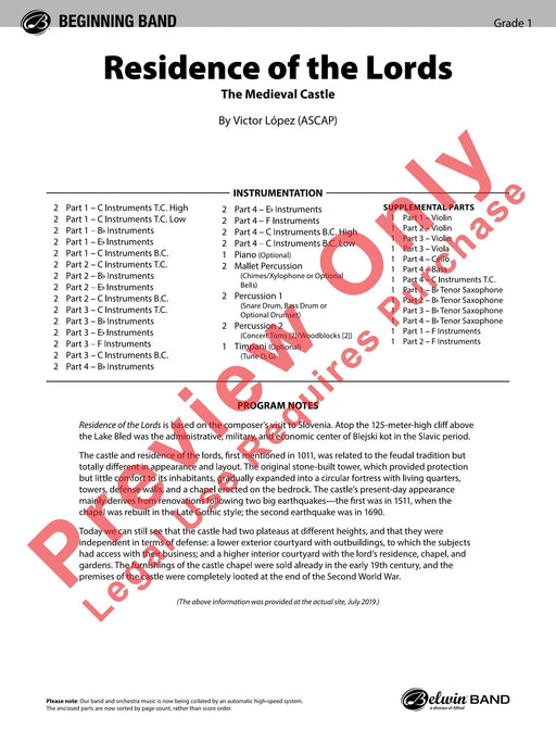 Residence of the Lords The Medieval Castle | 小雅音樂 Hsiaoya Music