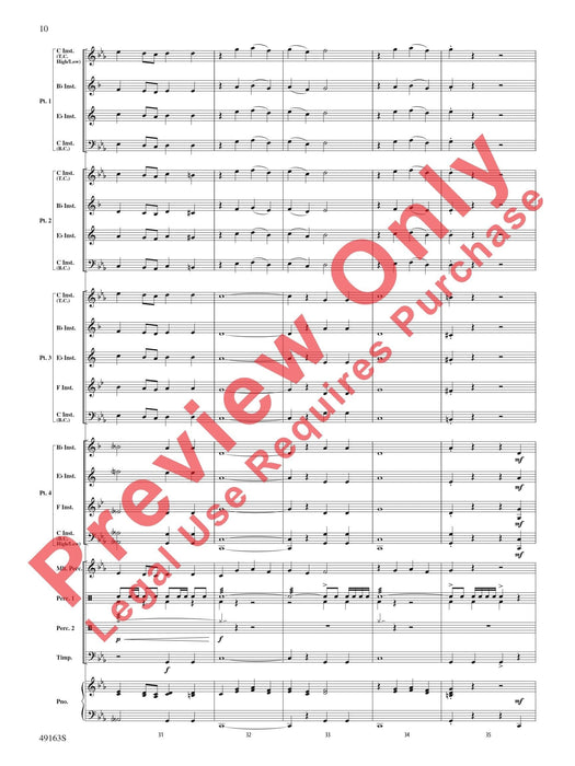 Christmas Holiday March Based on "Greensleeves" 進行曲 綠袖子 總譜 | 小雅音樂 Hsiaoya Music