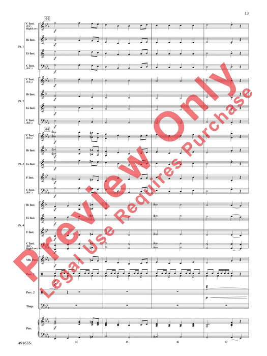 Christmas Holiday March Based on "Greensleeves" 進行曲 綠袖子 總譜 | 小雅音樂 Hsiaoya Music