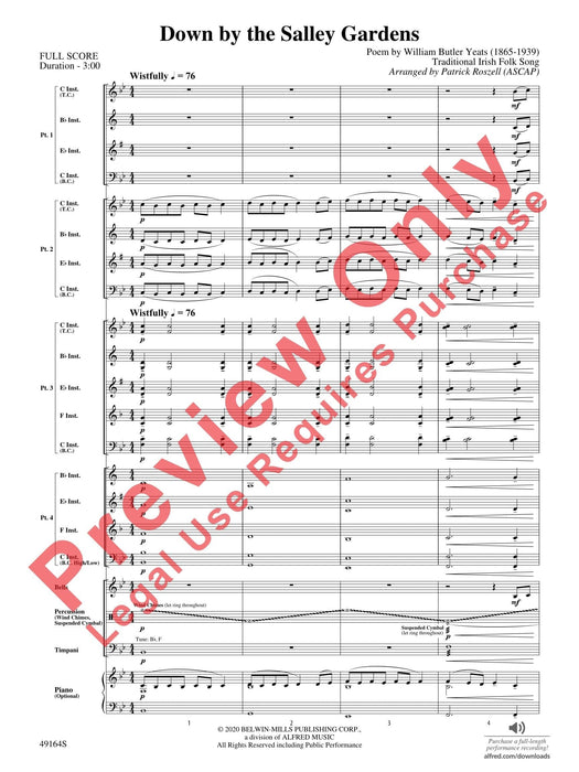 Down by the Salley Gardens 總譜 | 小雅音樂 Hsiaoya Music