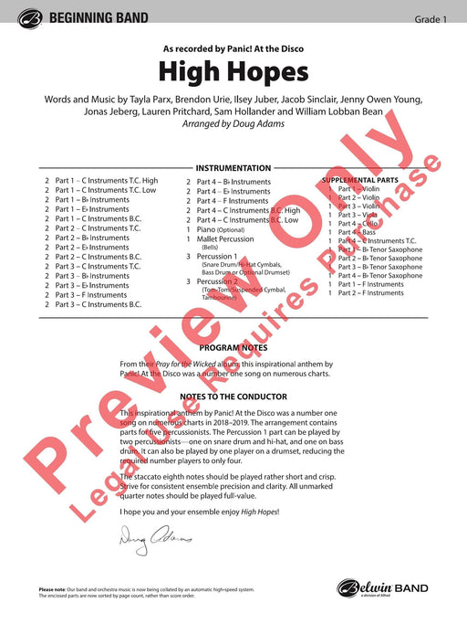 High Hopes | 小雅音樂 Hsiaoya Music