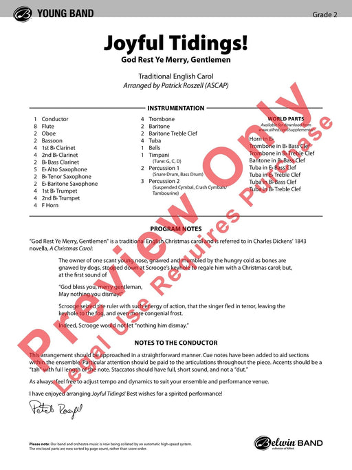 Joyful Tidings! God Rest Ye Merry, Gentlemen 總譜 | 小雅音樂 Hsiaoya Music