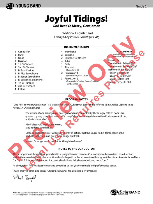 Joyful Tidings! God Rest Ye Merry, Gentlemen 總譜 | 小雅音樂 Hsiaoya Music