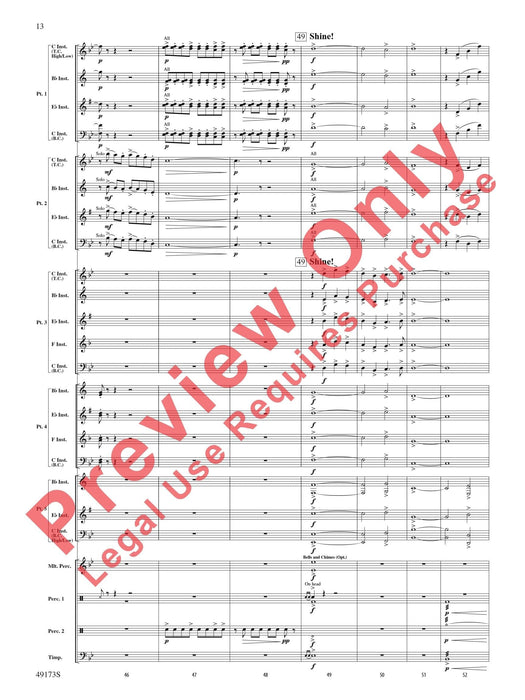 Shine Bright (for Brock) 總譜 | 小雅音樂 Hsiaoya Music