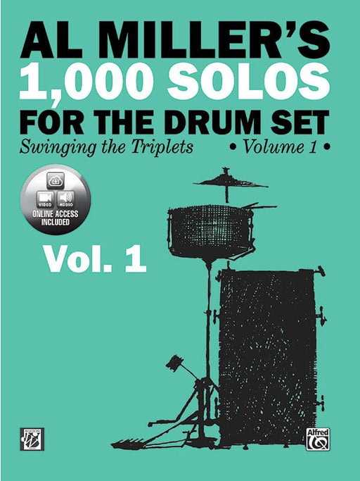 Al Miller's 1,000 Solos for the Drum Set, Volume 1 Swinging the Triplets 獨奏 鼓 | 小雅音樂 Hsiaoya Music
