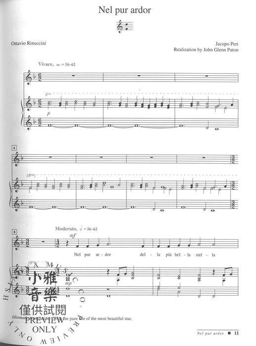 Italian Arias of the Baroque and Classical Eras An Authoritative Edition Based on Authentic Sources 詠唱調 巴洛克古典 | 小雅音樂 Hsiaoya Music