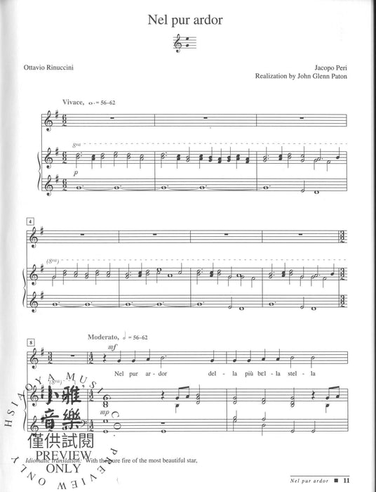 Italian Arias of the Baroque and Classical Eras An Authoritative Edition Based on Authentic Sources 詠唱調 巴洛克古典 | 小雅音樂 Hsiaoya Music