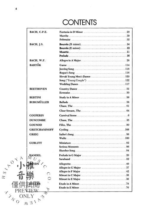 Essential Keyboard Repertoire, Volume 2 75 Intermediate Selections in their Original form - Baroque to Modern 鍵盤樂器 巴洛克 | 小雅音樂 Hsiaoya Music
