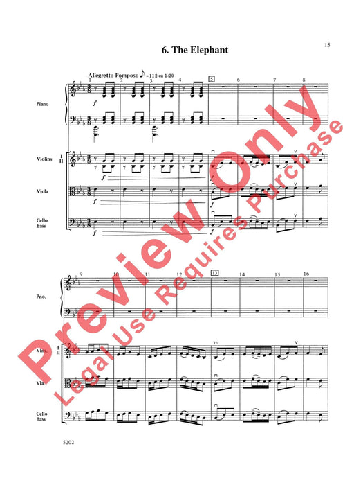 Carnival of the Animals 聖桑斯 總譜 | 小雅音樂 Hsiaoya Music