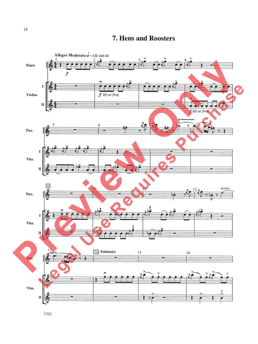 Carnival of the Animals 聖桑斯 總譜 | 小雅音樂 Hsiaoya Music