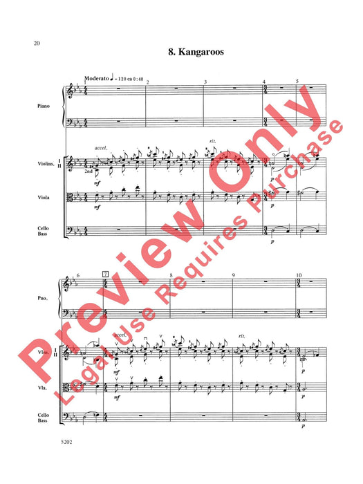 Carnival of the Animals 聖桑斯 總譜 | 小雅音樂 Hsiaoya Music