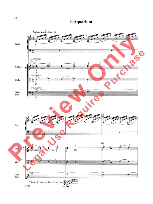 Carnival of the Animals 聖桑斯 總譜 | 小雅音樂 Hsiaoya Music