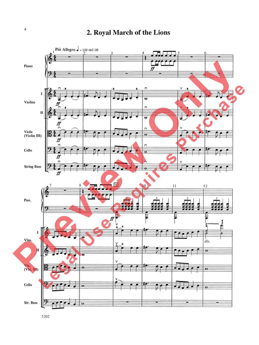 Carnival of the Animals 聖桑斯 總譜 | 小雅音樂 Hsiaoya Music