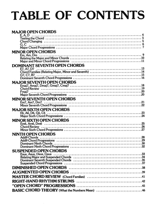 Easy Guitar Chords A Contemporary Approach to Open Chord Playing for Guitar 吉他 和弦 吉他 | 小雅音樂 Hsiaoya Music