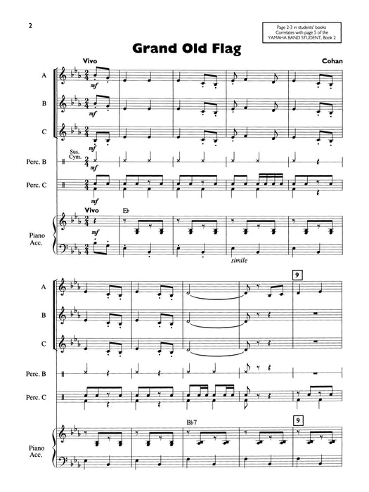 Yamaha Band Ensembles, Book 2 A Collection of Mixed Ensembles that Correlate Page-by-Page with the Yamaha Band Student | 小雅音樂 Hsiaoya Music