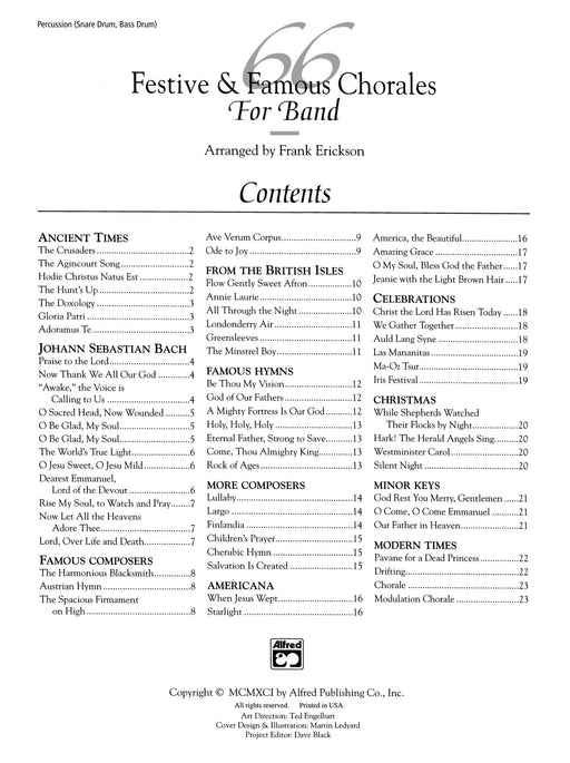 66 Festive & Famous Chorales for Band | 小雅音樂 Hsiaoya Music