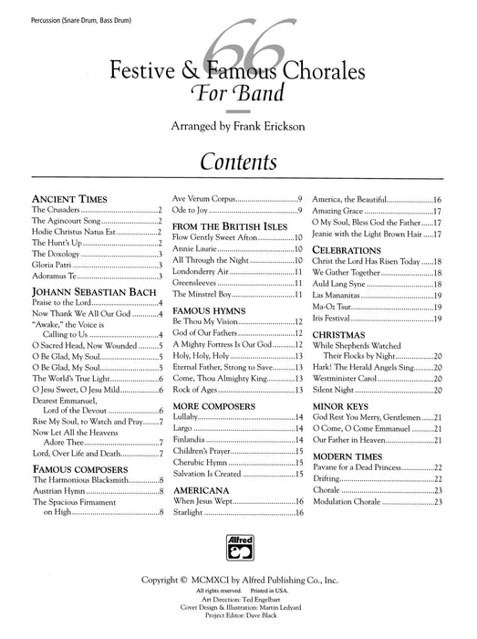 66 Festive & Famous Chorales for Band | 小雅音樂 Hsiaoya Music