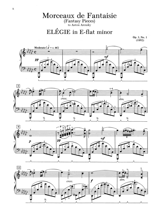 Rachmaninoff: Fantasy Pieces, Opus 3 拉赫瑪尼諾夫 幻想小品作品 | 小雅音樂 Hsiaoya Music