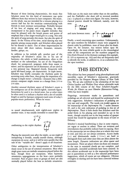 Impromptus: Opus 142 舒伯特 即興曲 作品 | 小雅音樂 Hsiaoya Music