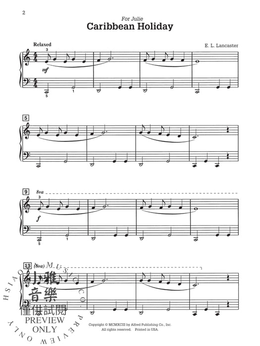 Caribbean Holiday | 小雅音樂 Hsiaoya Music