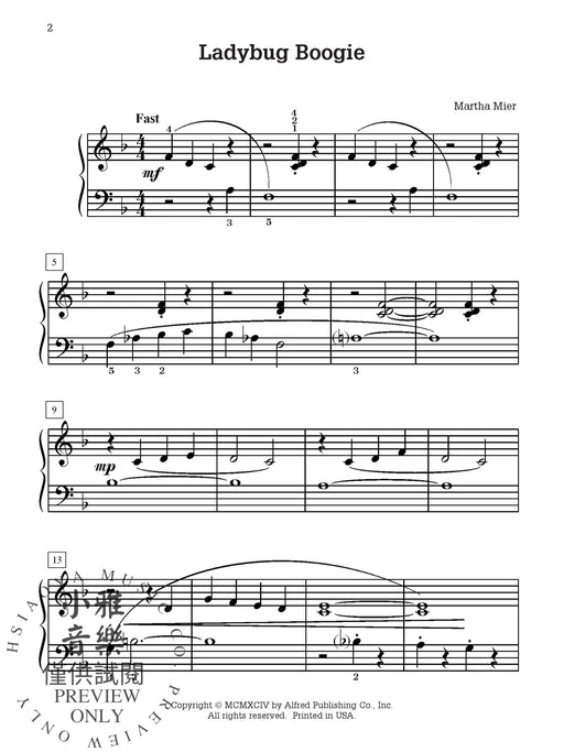 Ladybug Boogie | 小雅音樂 Hsiaoya Music