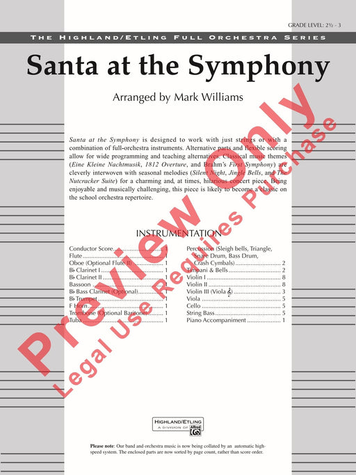 Santa at the Symphony (also playable by strings only) 交響曲 弦樂 | 小雅音樂 Hsiaoya Music