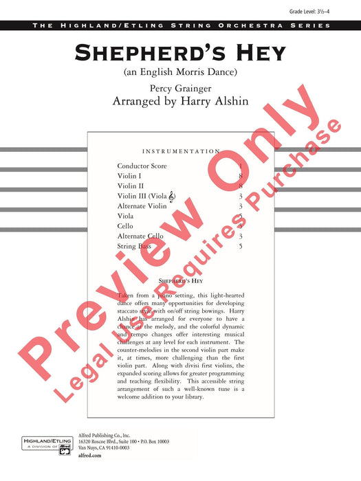 Shepherd's Hey An English Morris Dance 舞曲 總譜 | 小雅音樂 Hsiaoya Music