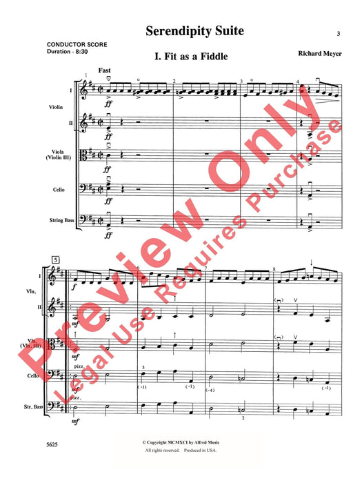 Serendipity Suite 組曲 總譜 | 小雅音樂 Hsiaoya Music