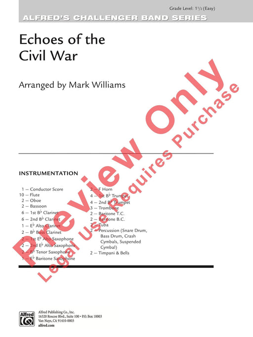 Echoes of the Civil War 總譜 | 小雅音樂 Hsiaoya Music